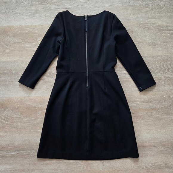 Spanx Perfect A-Line 3/4 Sleeve Dress Black Small Work Travel Business Chic NWOT - Picture 13 of 14